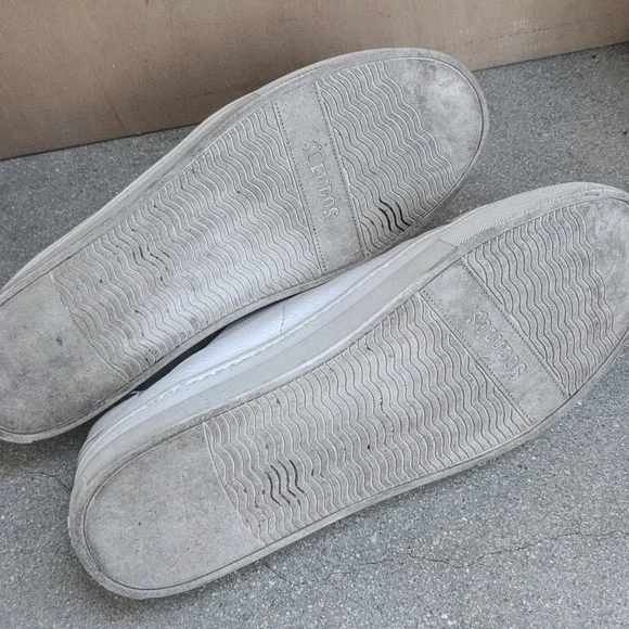 ❤️ Soludos The Ibiza Platform in Oasis White Leather Sneakers size 9 - Picture 4 of 6